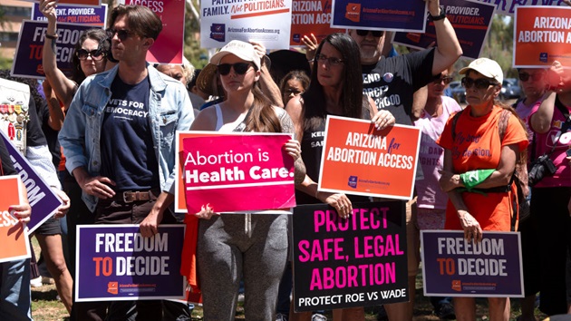 Arizona Democrats vote to repeal controversial 1864 abortion ban, with help of 3 Republicans