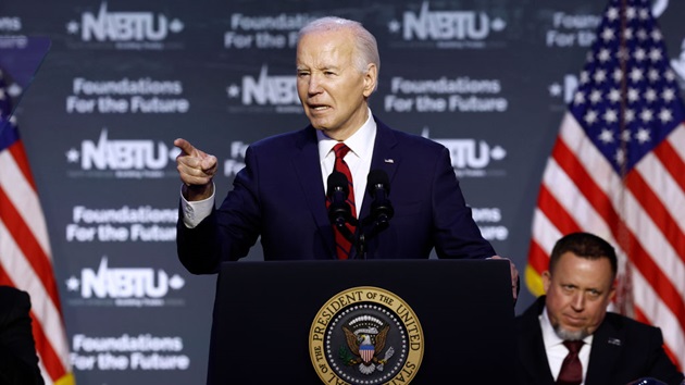 Biden needles Trump over his hair and ‘Mar-a-Lago values’ as he addresses union