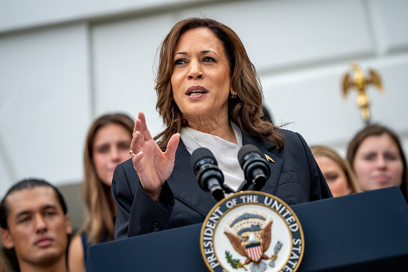 Kamala Harris slams Sarah Huckabee Sanders comments on Call Her Daddy podcast: ‘This is not the 1950’s’