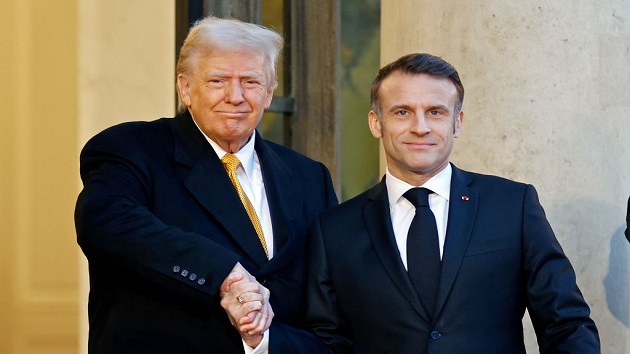 Trump meets with Macron in first international trip since reelection: ‘World is going a little crazy right now’