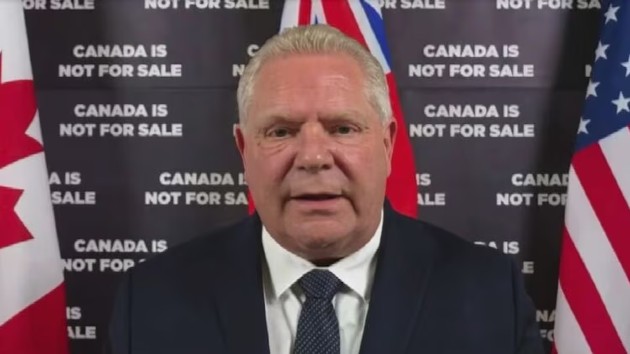 Ontario Premier Doug Ford reacts to Trump’s tariffs, plans to remove American liquor and implement surcharge on electricity